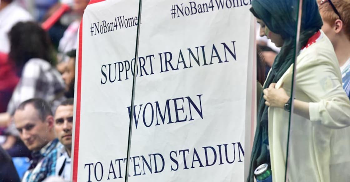 Iranian woman football fan dies after setting herself on fire