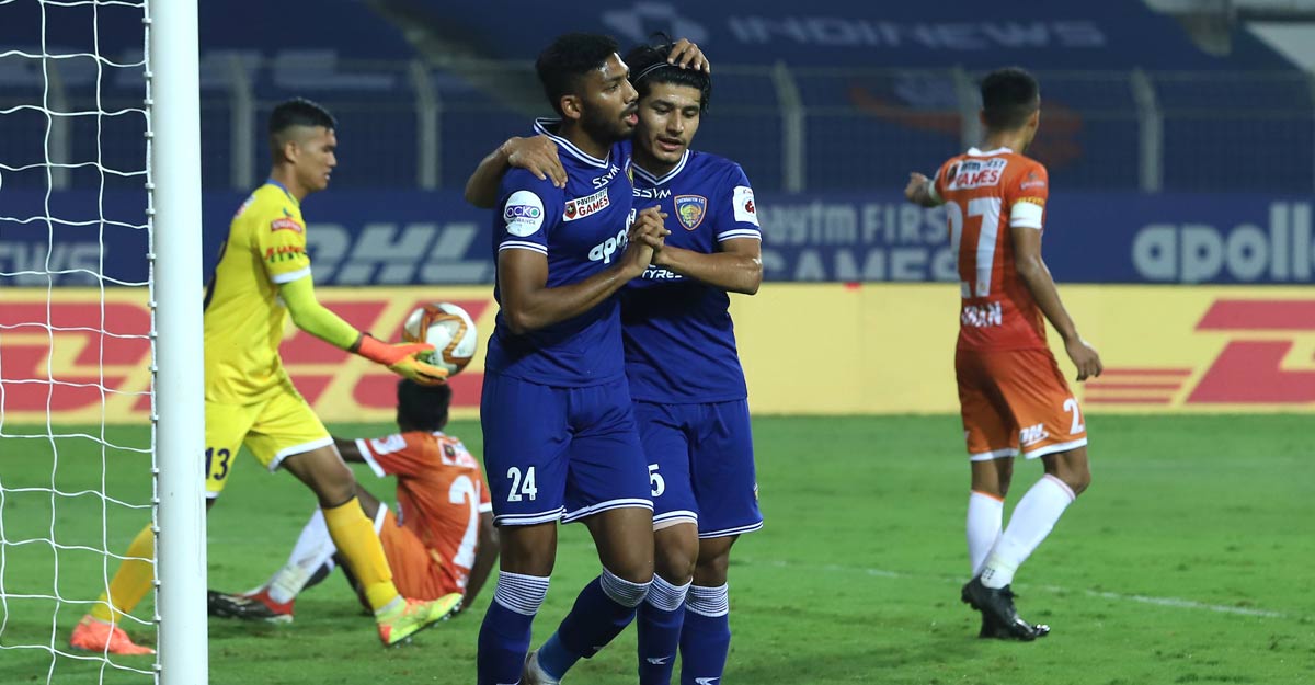 Chennaiyin record 1st win of season, beat Goa 2-1