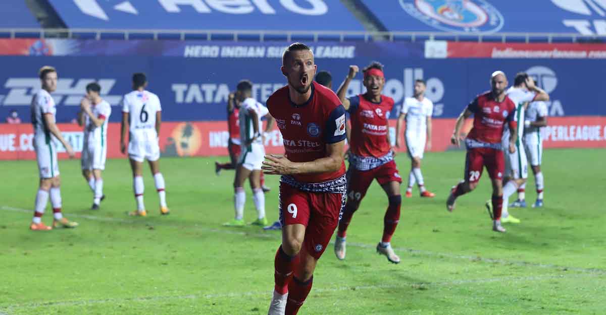 Jamshedpur striker Valskis' brace sinks ATK Mohun Bagan