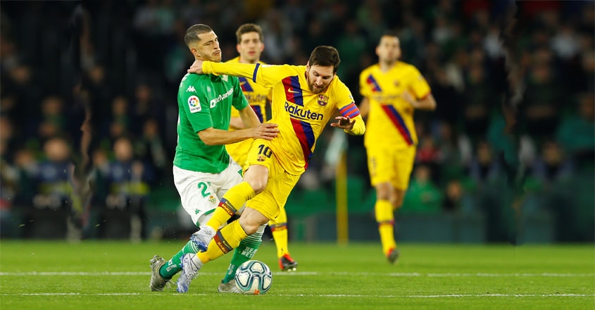 Messi leads thrilling Barca at Betis Messi leads thrilling Barca at Betis