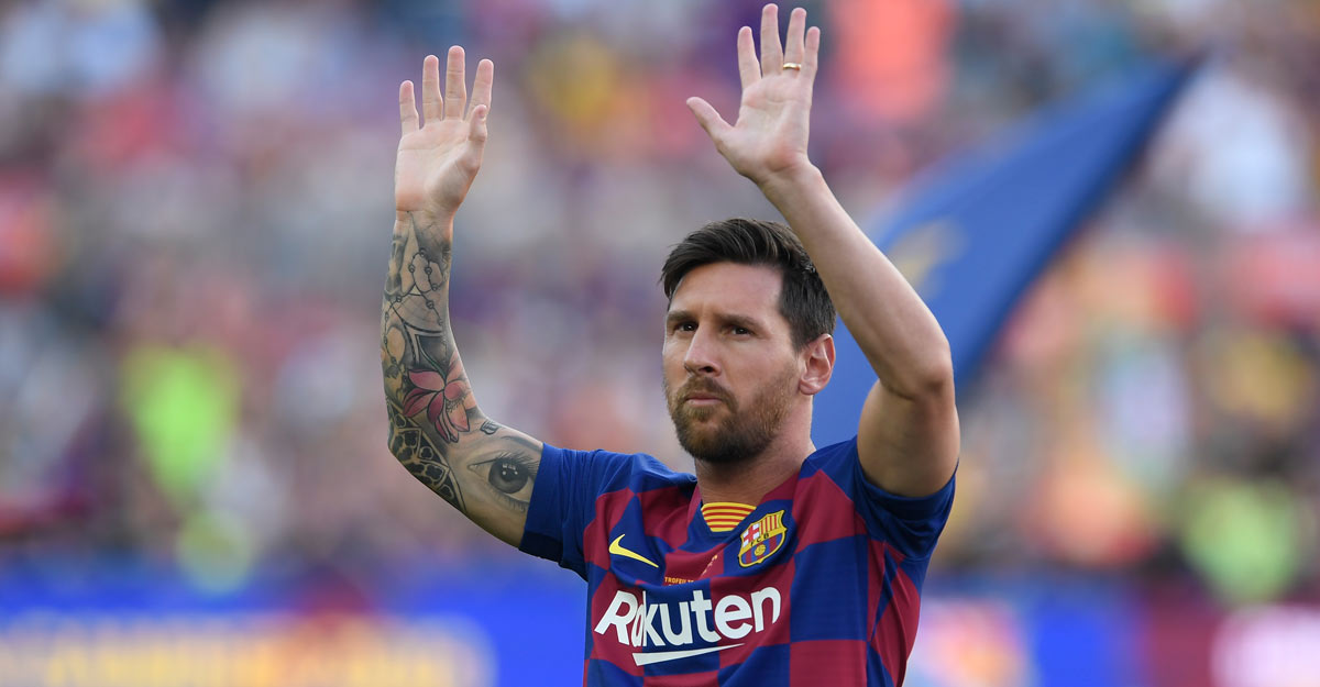 Messi to stay with FC Barcelona for 'one more year' Messi to stay with FC Barcelona for 'one more year'