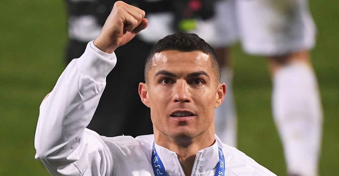 1 Juventus' Cristiano Ronaldo celebrates winning the Italian Supercup. Photo: Reuters