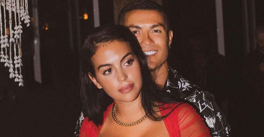 Ronaldo with his girlfriend 