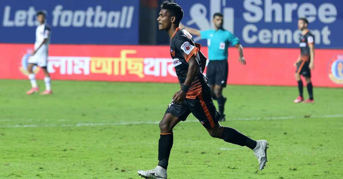 Substitute Devendra Murgaonkar saved FC Goa's blushes. Photo: ISL