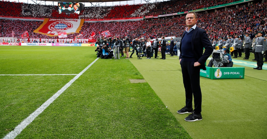 Ralf Rangnick is a proponent of 'gegenpressing'. File  photo: Reuters/Wolfgang Rattay