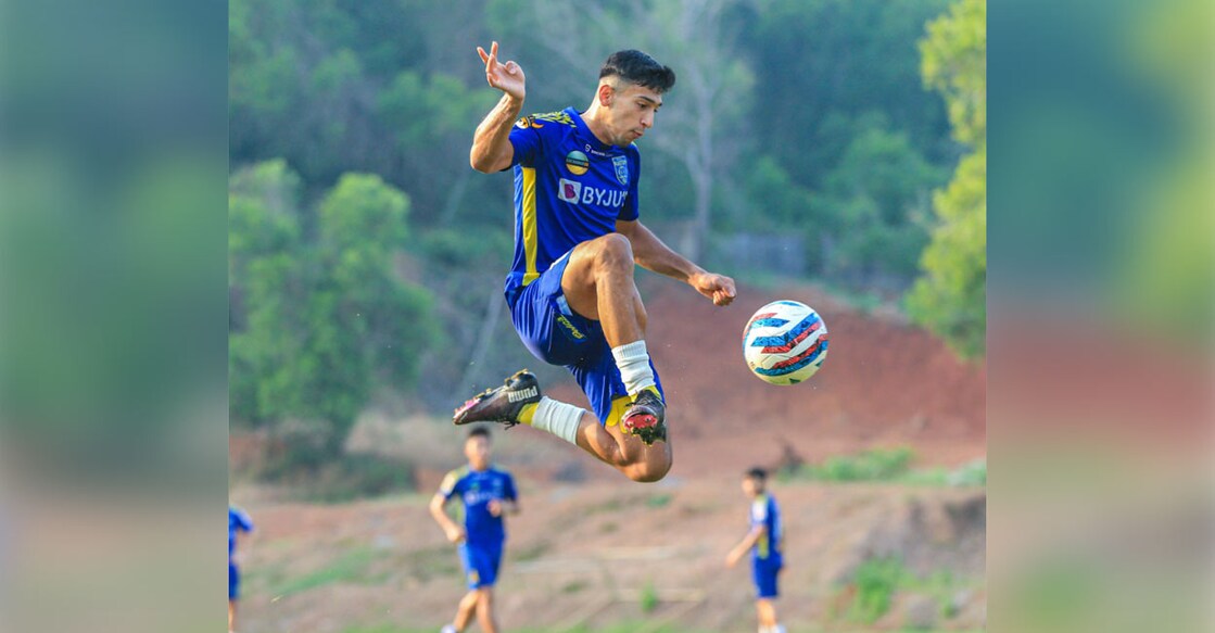 Sahal Abdul Samad. Photo: Twitter @KeralaBlasters