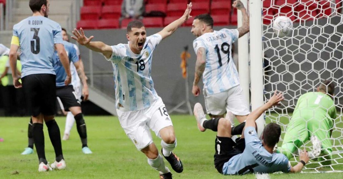 Early header secures 1-0 win for Argentina against Uruguay