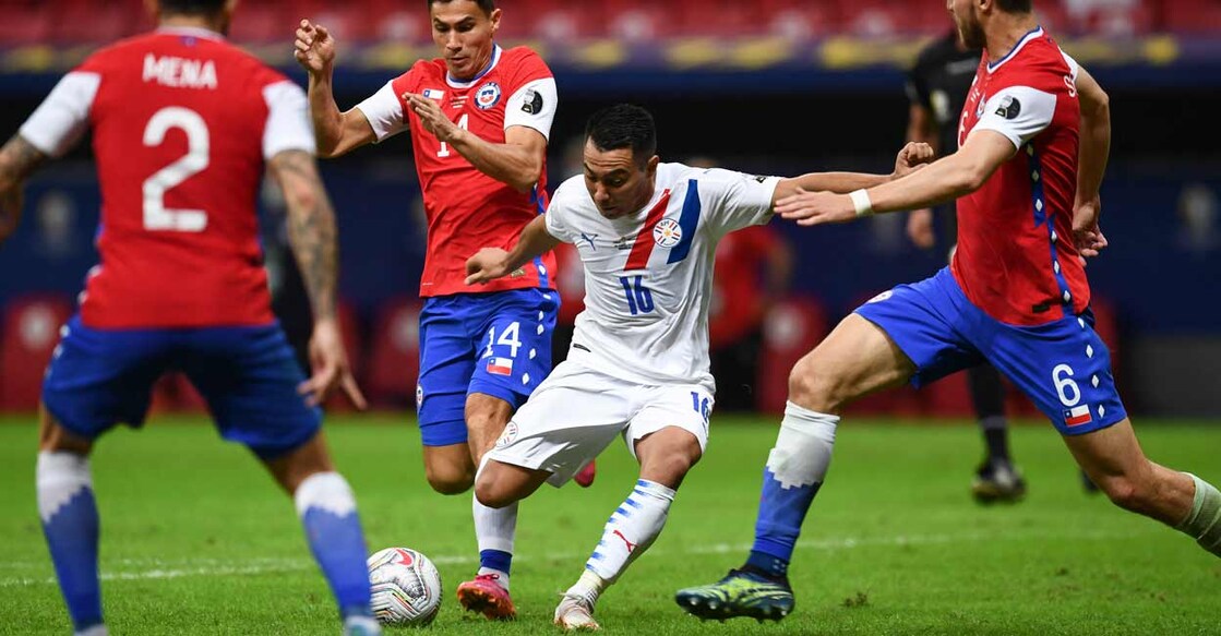 Almiron stars as Paraguay defeat Chile 2-0 in Copa America