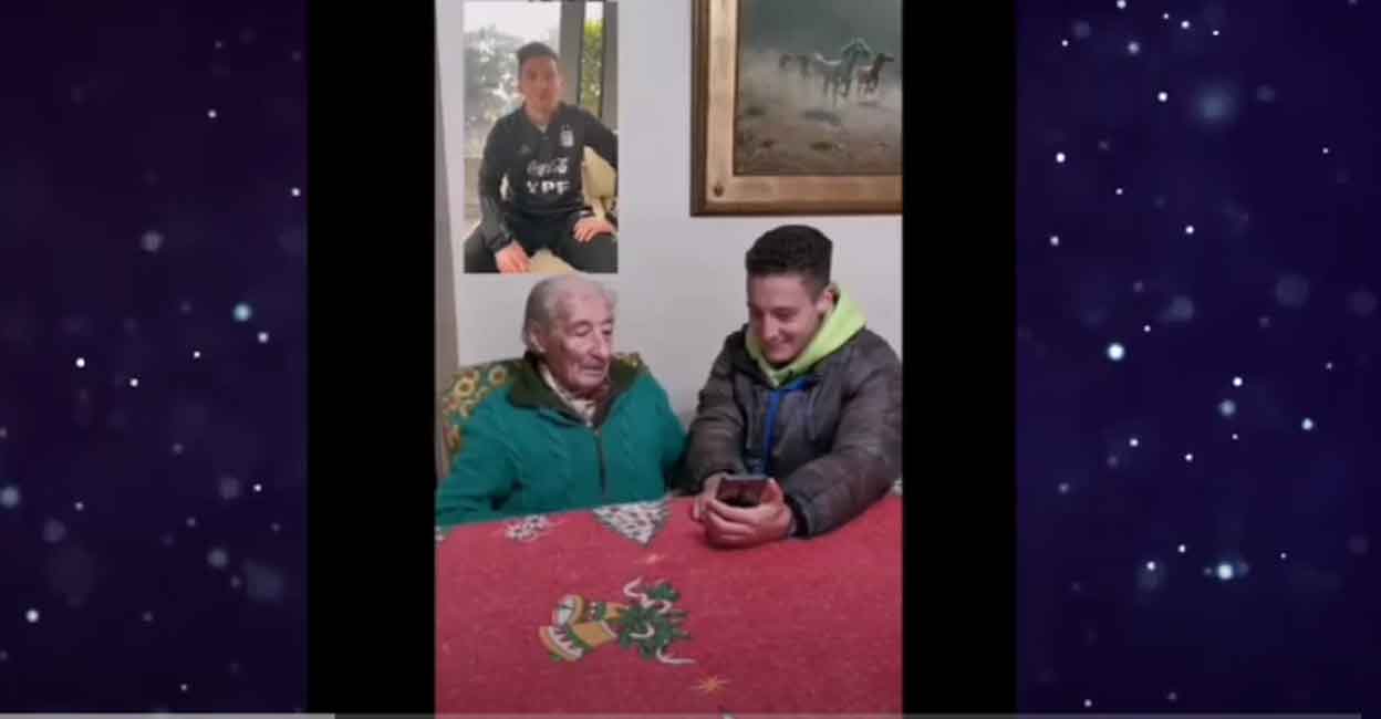 Messi greets 100-year-old superfan after Copa America win | Video | Football News | Onmanorama