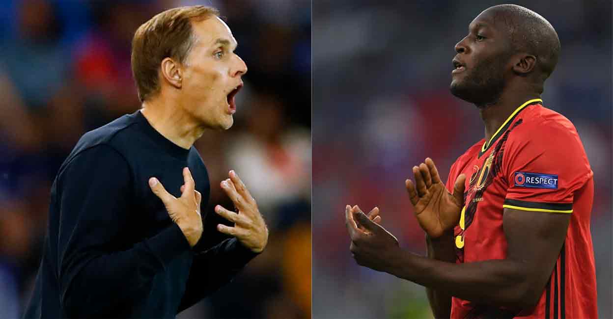 Thomas Tuchel and Romelu Lukaku