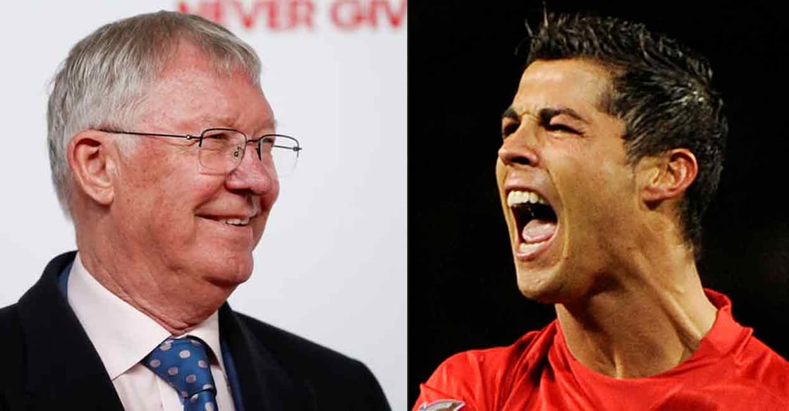 Alex Ferguson and Cristiano Ronaldo