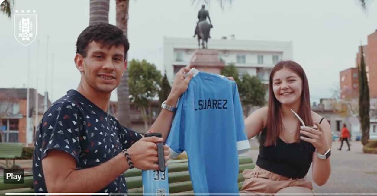  Qatar 2022 is likely to be Luis Suarez's final World Cup. Screengrab