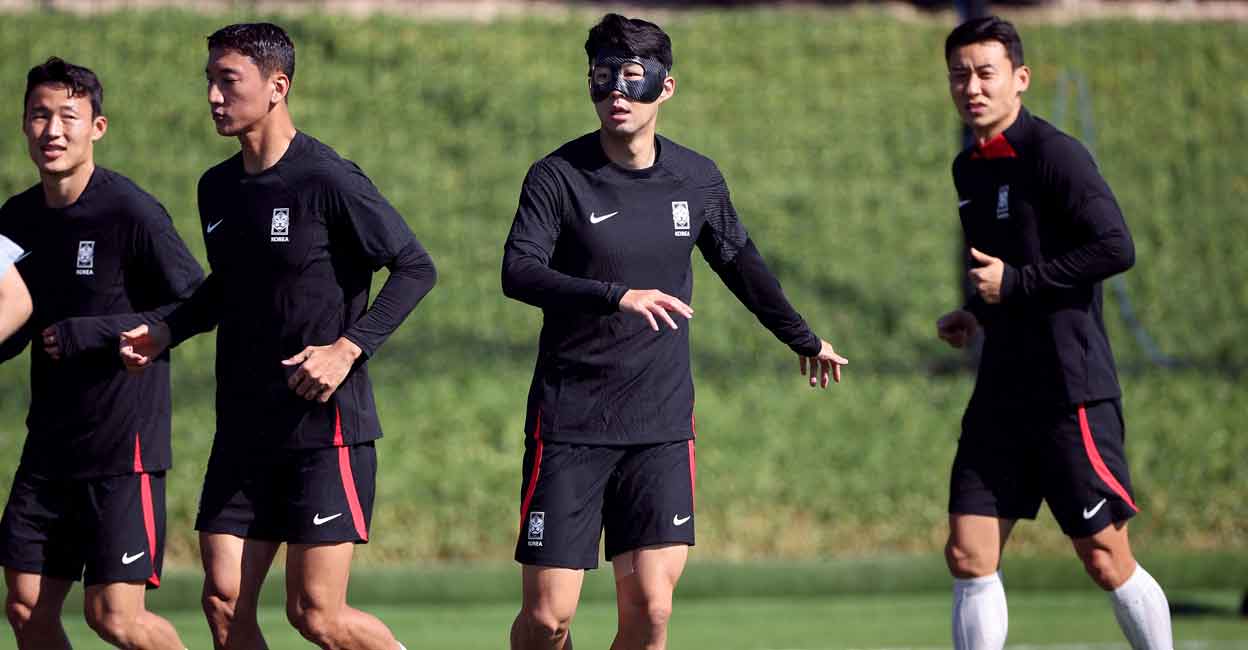 Son to play with mask in opener against Uruguay | FIFA World Cup News ...