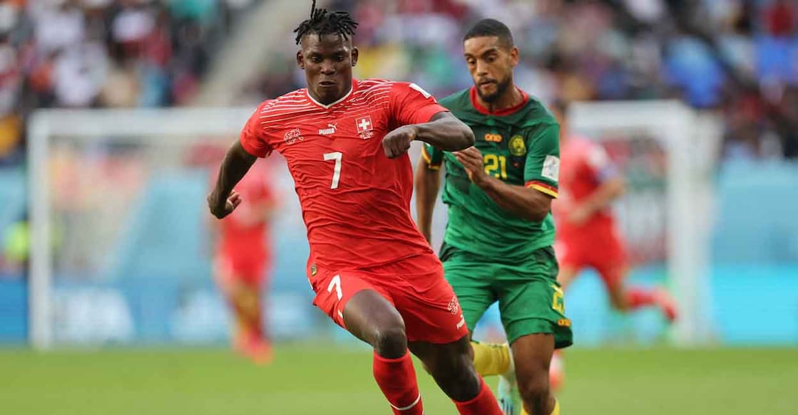 Switzerland's Breel Embolo in action. Photo: Reuters/Carl Recine
