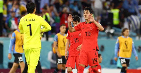 South Korea holds Uruguay