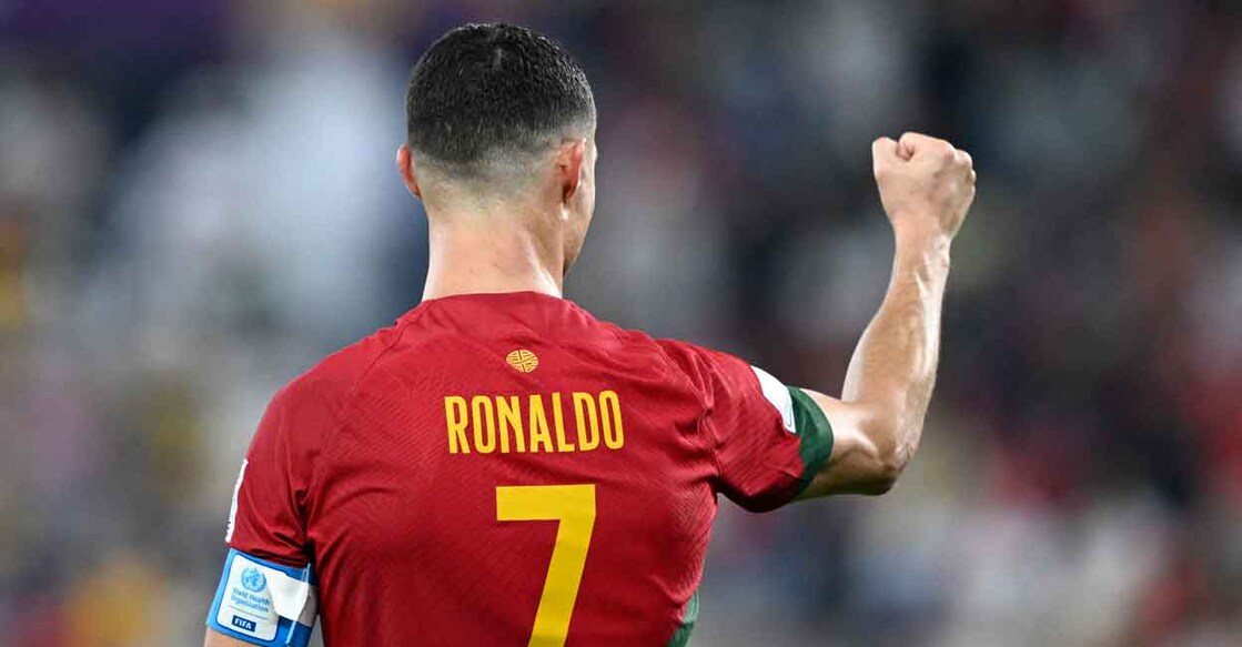 Portugal's talisman Cristiano Ronaldo celebrates after scoring a goal during the Qatar 2022 World Cup Group H football match between Portugal and Ghana. AFP/Patricia de Melo