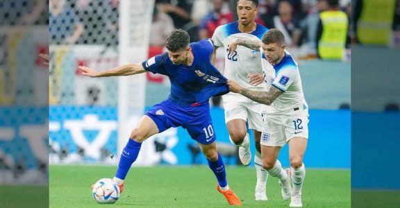 USA's Christian Pulisic kept England defenders on the edge with his sprints. Photo: Twitter/USMNT USA's Christian Pulisic kept England defenders on the edge with his sprints. Photo: Twitter/USMNT