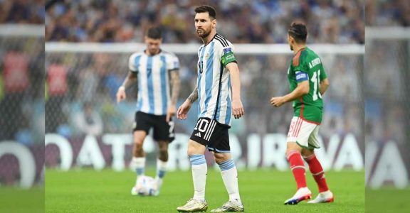 Argentina's talisman Lionel Messi in action against Mexico. Photo: Argentina/Twitter Argentina's talisman Lionel Messi in action against Mexico. Photo: Argentina/Twitter