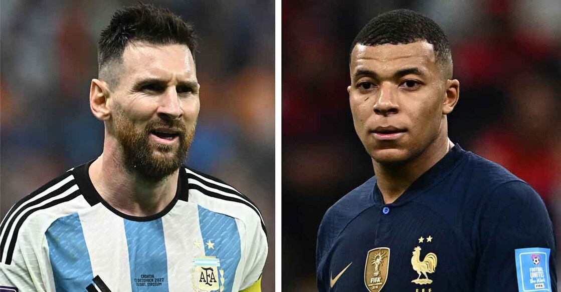 Lionel Messi and Kylian Mbappe have scored five goals each at Qatar 2022. Photos: AFP/Gabriel Bouys, Jewel Samad