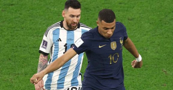 Messi, Mbappe in action. Twitter/FIFA World Cup Messi, Mbappe in action. Twitter/FIFA World Cup