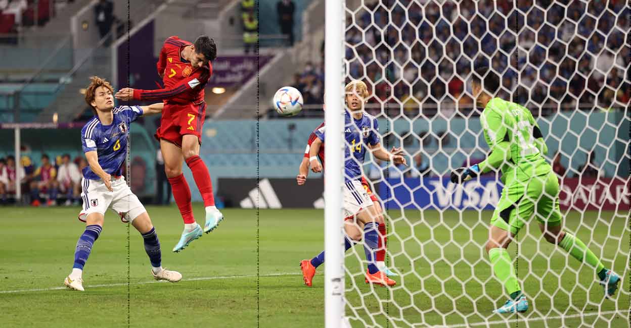 FIFA WC: Morata strikes to give Spain 1-0 lead against Japan at half time
