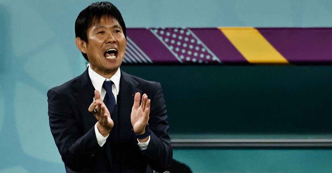 Hajime Moriyasu took Japan to the last 16 at Qatar 2022. File photo: Reuters/Hamad I Mohammed