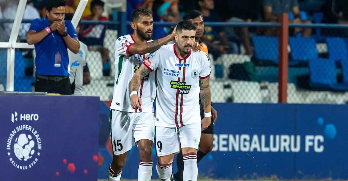 Dimitri Petratos scored the winner for ATK Mohun Bagan. Photo: ISL