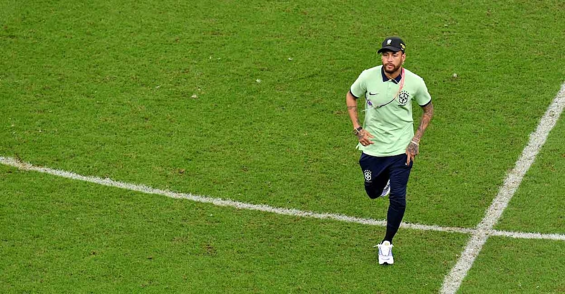 Brazil's Neymar on the pitch after the match against Cameroon. File photo: Reuters/Jennifer Lorenzini