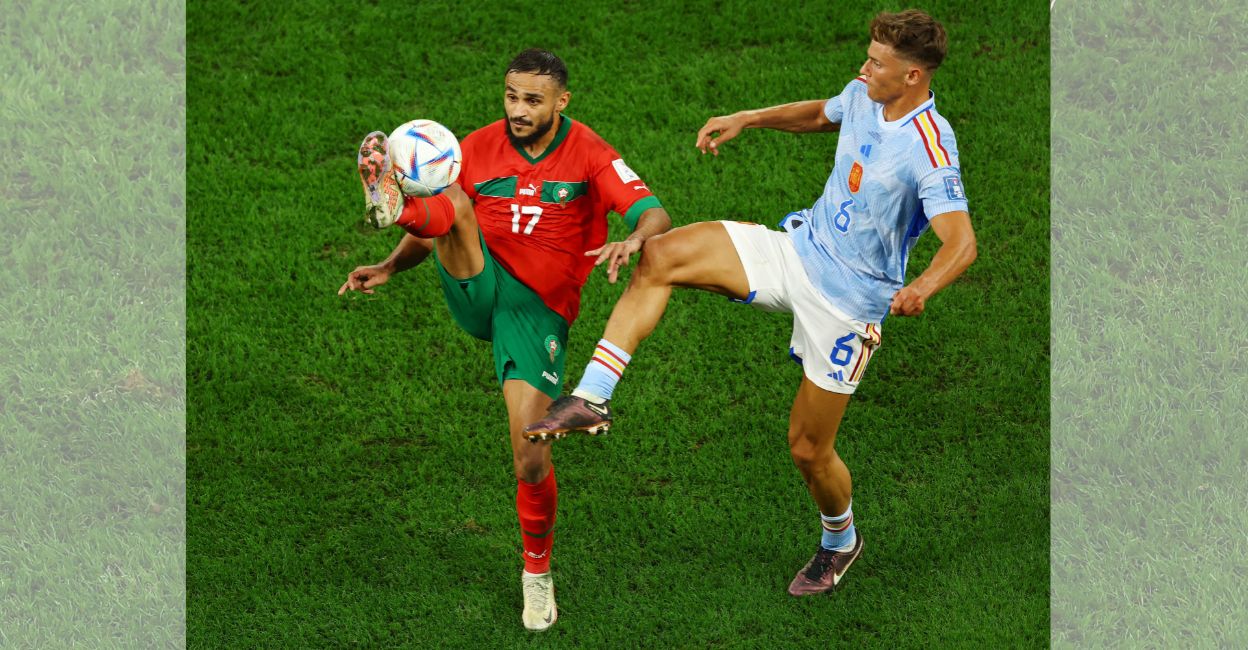 Valiant Morocco hold Spain goalless over 90 minutes | Extra Time is underway