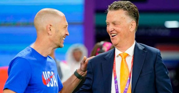 Gregg Berhalter & Louis van Gaal Gregg Berhalter & Louis van Gaal