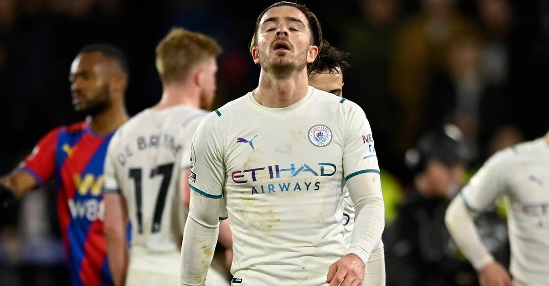 Manchester City's Jack Grealish reacts after the match. Photo: Reuters/Tony Obrien