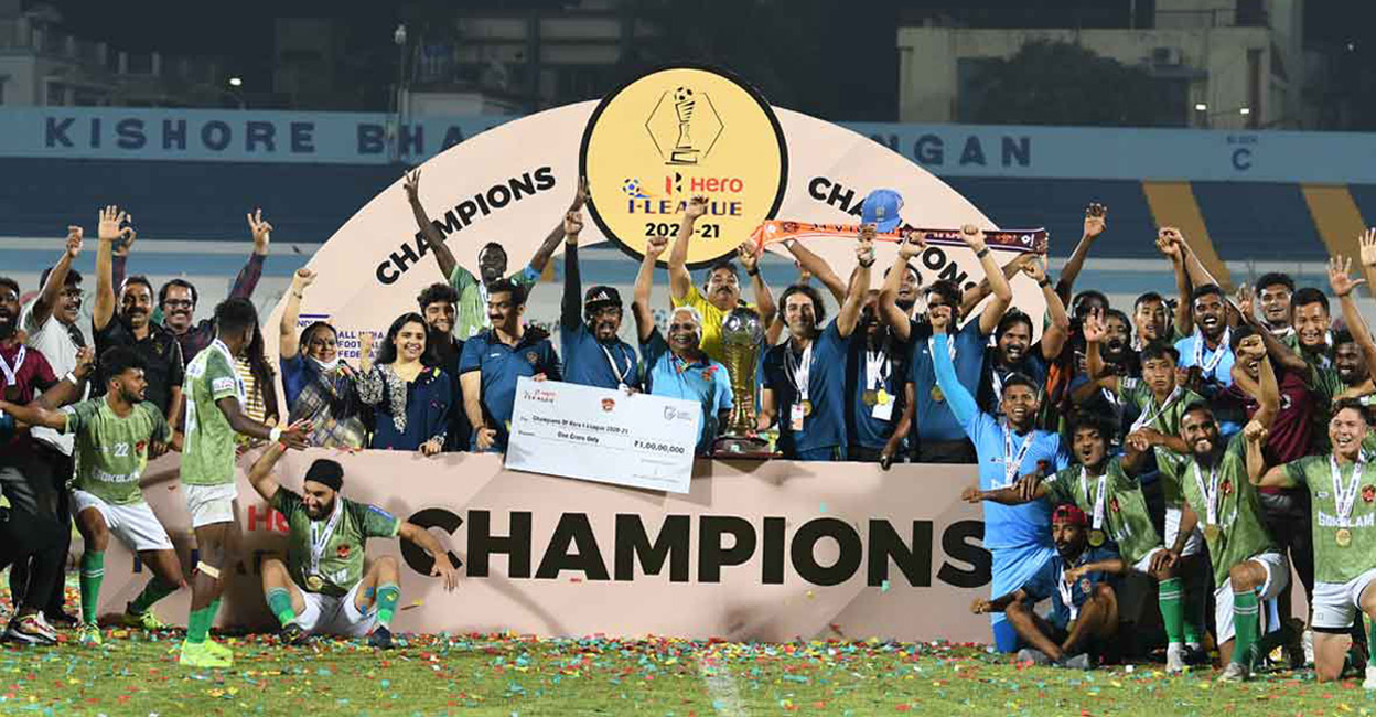 Gokulam Kerala Gokulam Kerala made history by becoming the first Kerala team to win the I-League title last season. File photo