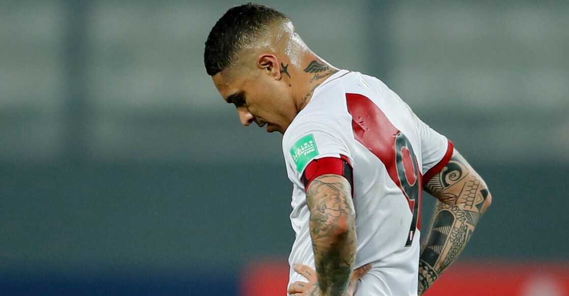 Peru's Paolo Guerrero reacts after the match. Photo: Reuters/Daniel Apuy