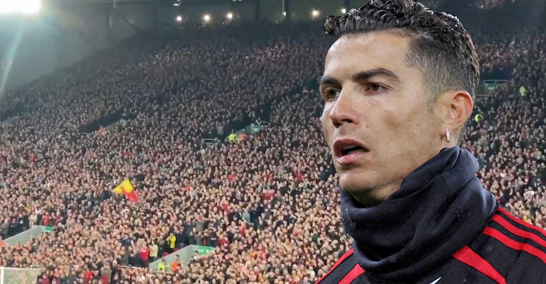 Liverpool, Man United fans unite in 7th minute in support of Cristiano Ronaldo at Anfield Manchester United's Cristiano Ronaldo. Photo: Carl Recine/Reuters
