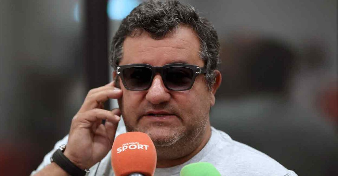 Mino Raiola. Photo: AFP
