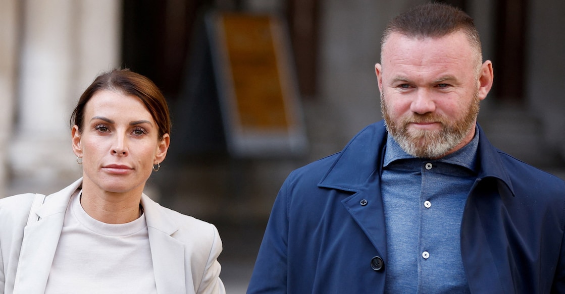 Wayne Rooney and his wife Coleen Rooney leave the Royal Courts of Justice in London on May 13, 2022. File photo: Reurters/John Sibley