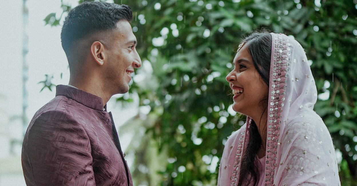 Sahal Abdul Samad got engaged to Reza Farhath. Photo: Twitter@ @sahal_samad