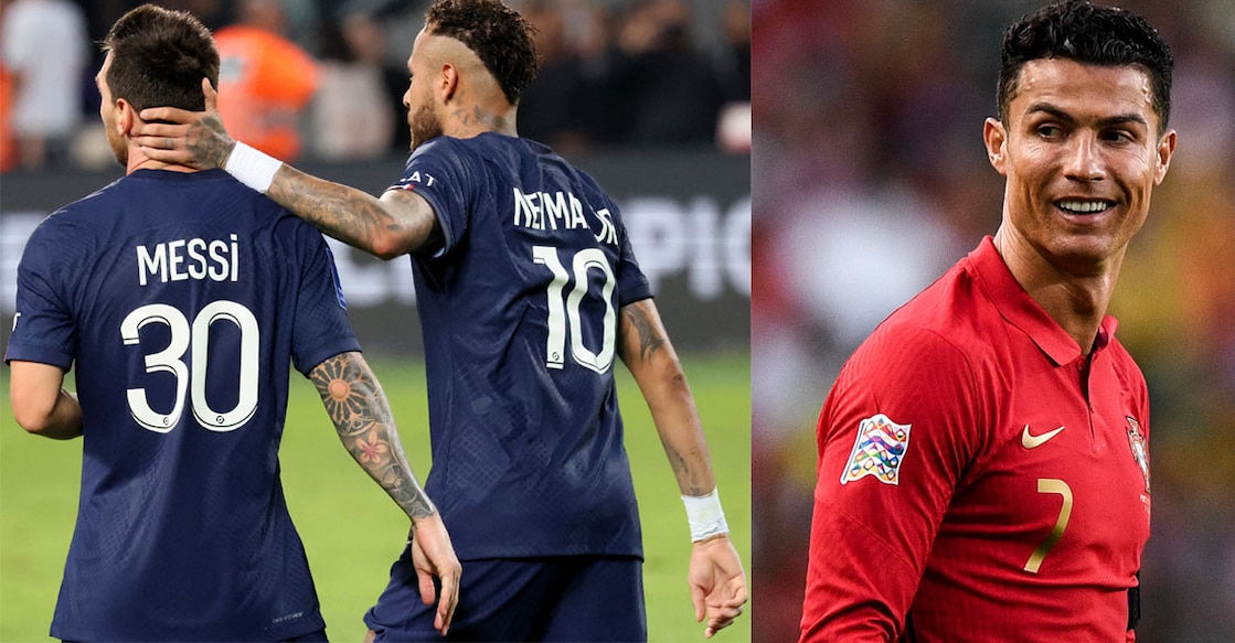 Messi and Neymar missed out while Ronaldo (right) has made the 30-man list. Photos: AFP