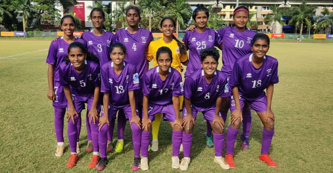 Kerala United starting XI. Photo: Special arrangement 