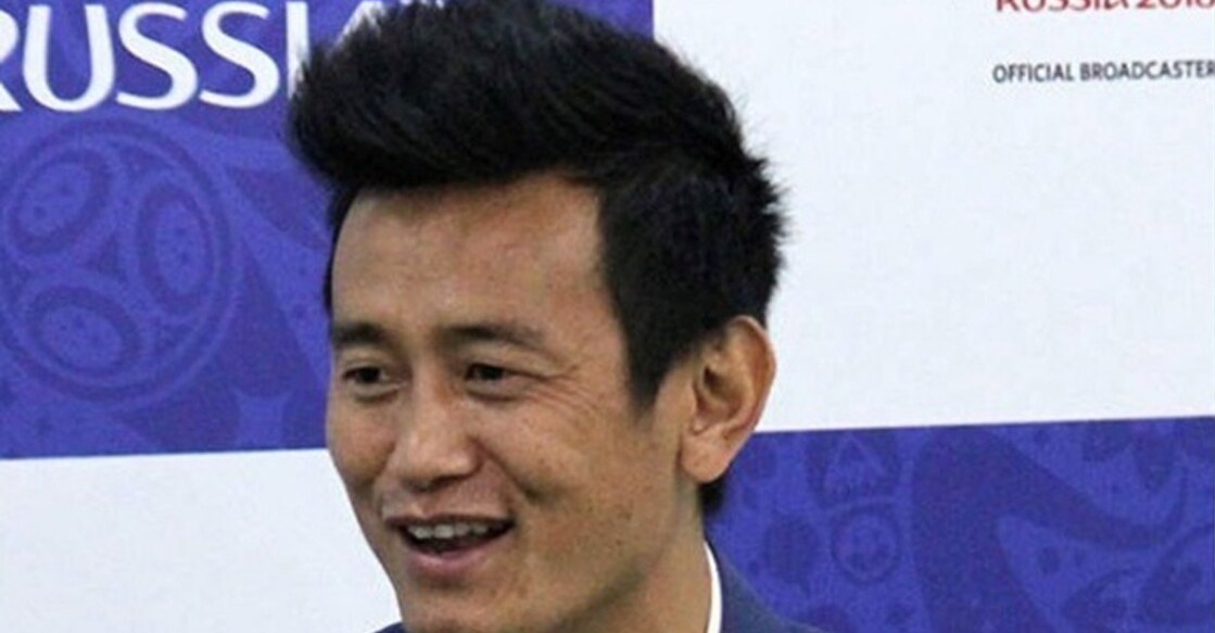 Bhaichung Bhutia was the first to have played more than 100 matches for India. File photo: IANS