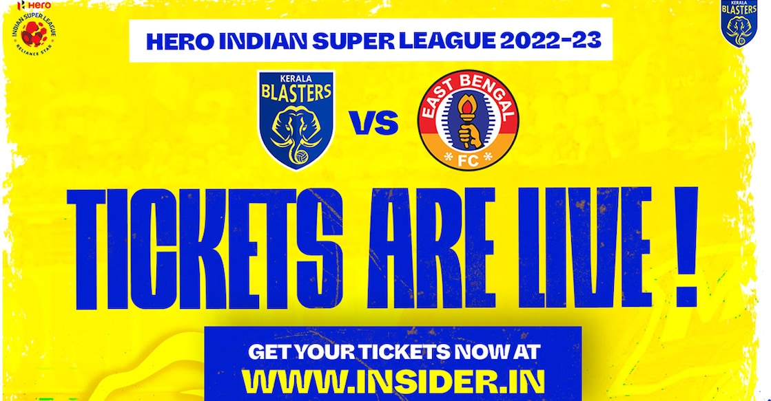 Kerala Blasters meet East Bengal in the inaugural match. Photo: Twitter@KeralaBlasters