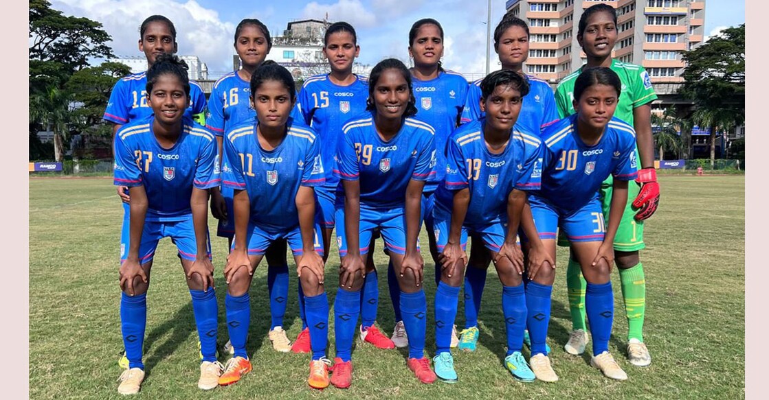 The Luca SC starting XI on Friday. Photo: Special arrangement