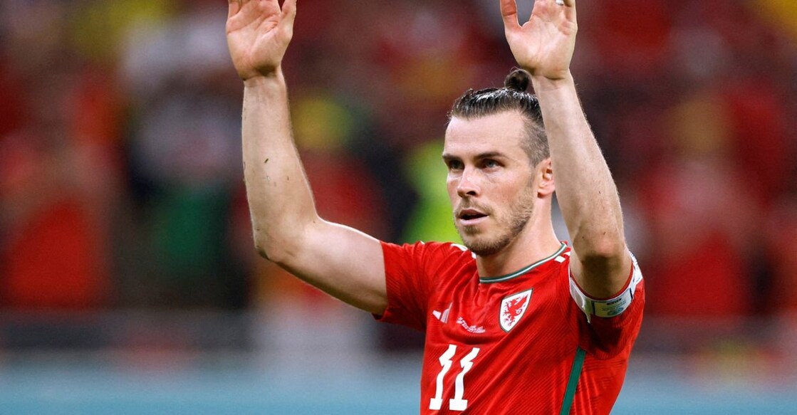 Wales' Gareth Bale after the Group B FIFA World Cup qualifier between the United States at the Ahmad Bin Ali Stadium, Al Rayyan, Qatar, on November 22, 2022. Photo: Reuters