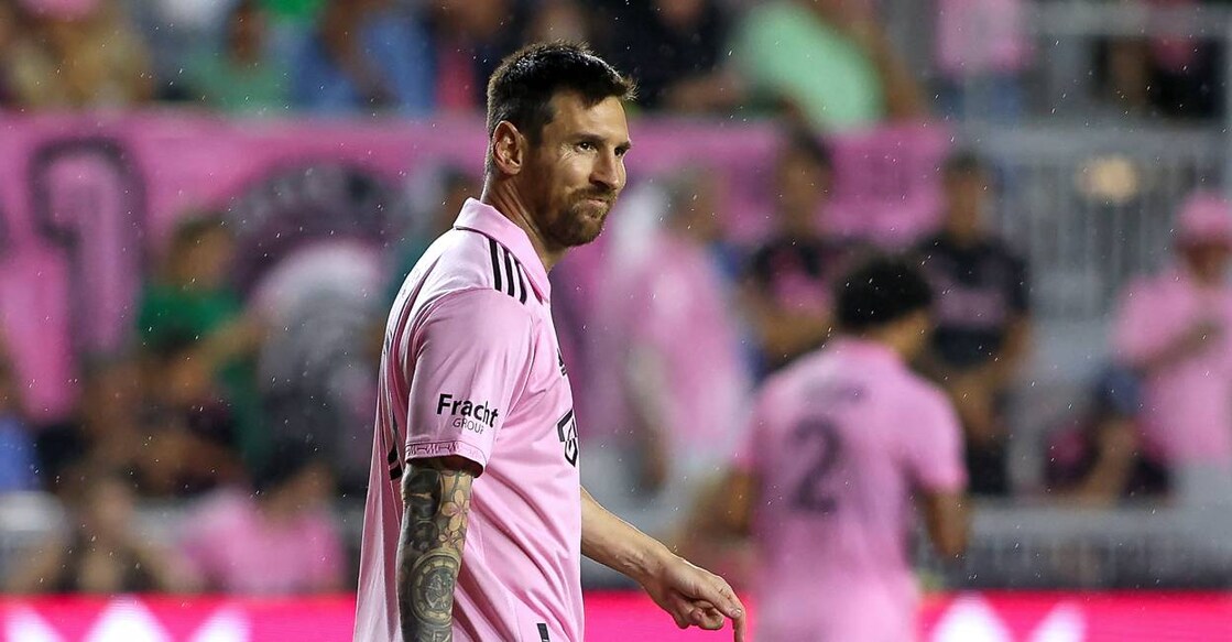 Lionel Messi during the Major League Soccer (MLS) football match between Inter Miami CF and FC Cincinnati at DRV PNK Stadium in Fort Lauderdale, Florida. Photo:Chris Arjoon / AFP