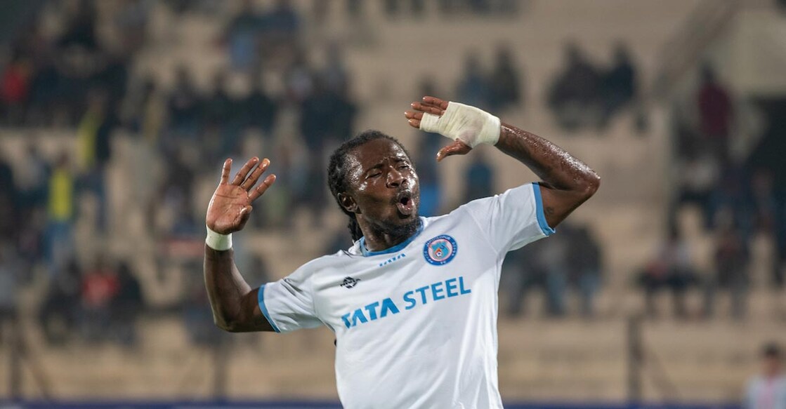  Daniel Chima Chukwu celebrates a goal. Photo: indiansuperleague.com
