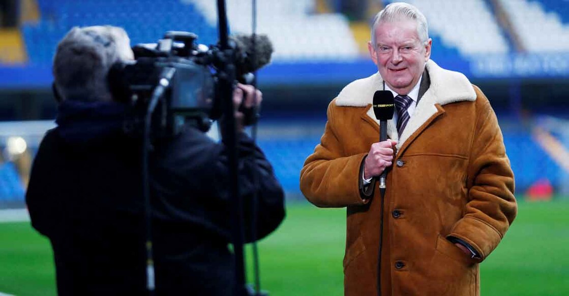 John Motson was popularly known as 'Motty'. File photo: Reuters/Eddie Keogh