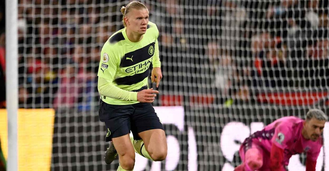Manchester City's Erling Haaland scored the winner. Photo: Reuters/Tony Obrien