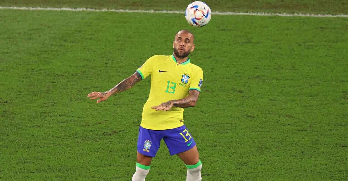 Dani Alves Brazil's Dani Alves in action against South Korea in the 2022 World Cup. File photo: Reuters/Pedro Nunes