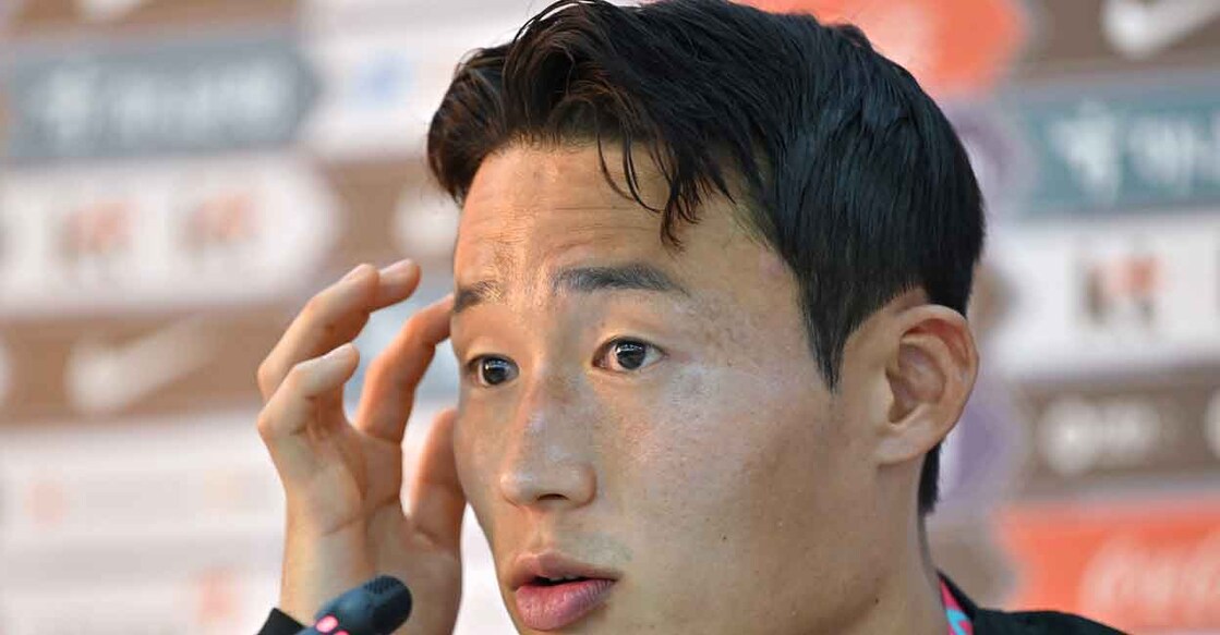 Son is an international player who represents Chinese Super League club Shandong Taishan. File photo: AFP/Jung Yeon-je