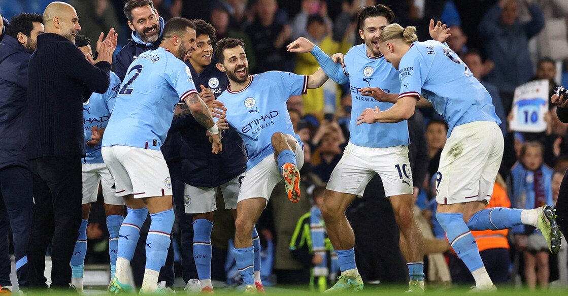 SOCCER-ENGLAND-MCI-WHU-REPORT Manchester City have won their third title in a row. File photo: Reuters